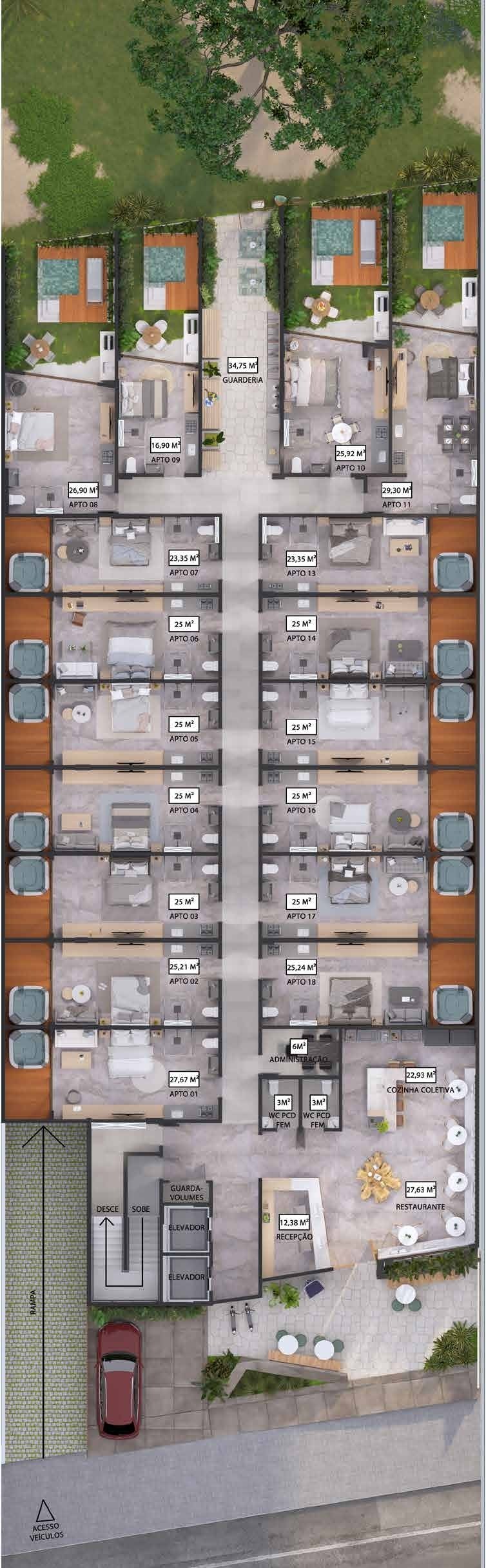 Apartamento à venda com 1 quarto, 5198m² - Foto 21