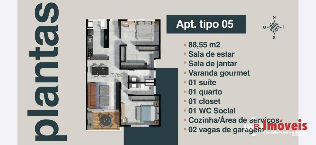 Apartamento à venda com 3 quartos, 104m² - Foto 25