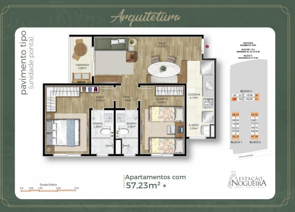 Apartamento à venda com 2 quartos, 57m² - Foto 16