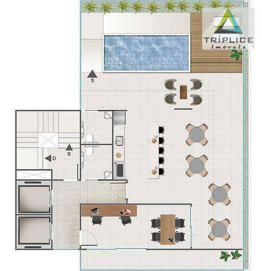 Apartamento à venda com 1 quarto, 36m² - Foto 43