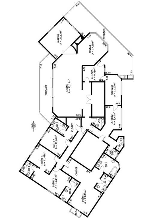 Apartamento à venda com 4 quartos, 347m² - Foto 2