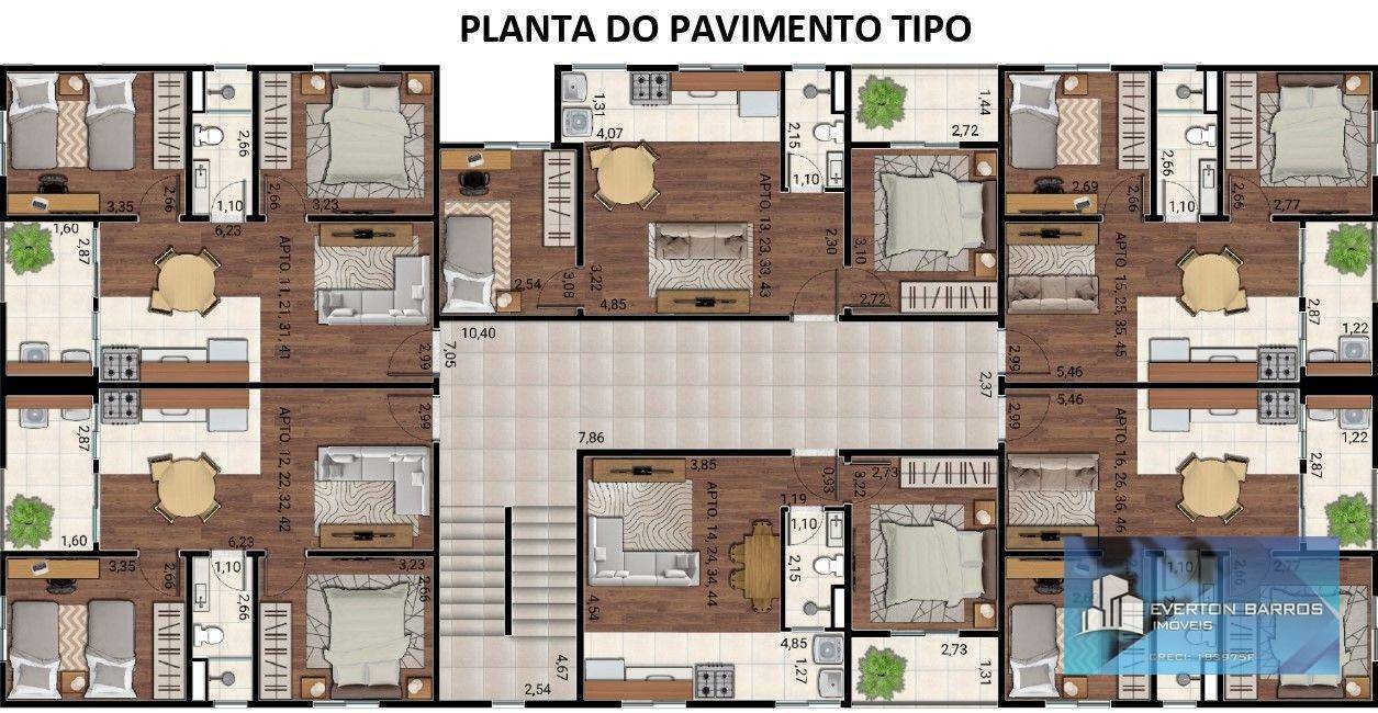 Apartamento à venda com 1 quarto, 37m² - Foto 12