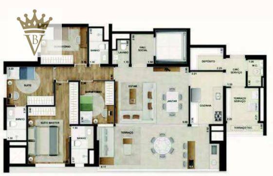 Apartamento à venda com 3 quartos, 143m² - Foto 18