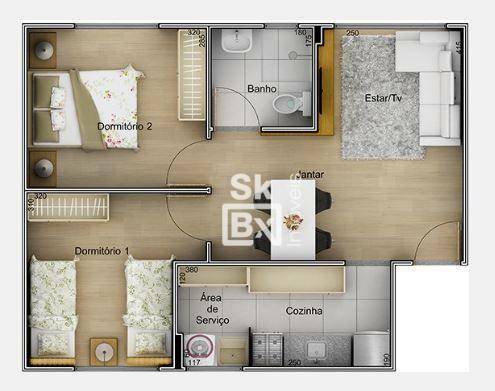 Apartamento, 2 quartos, 47 m² - Foto 5