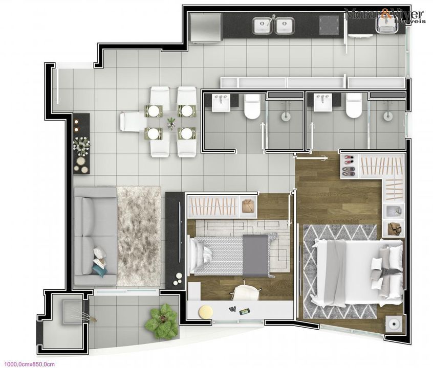 Apartamento à venda com 2 quartos, 59m² - Foto 12