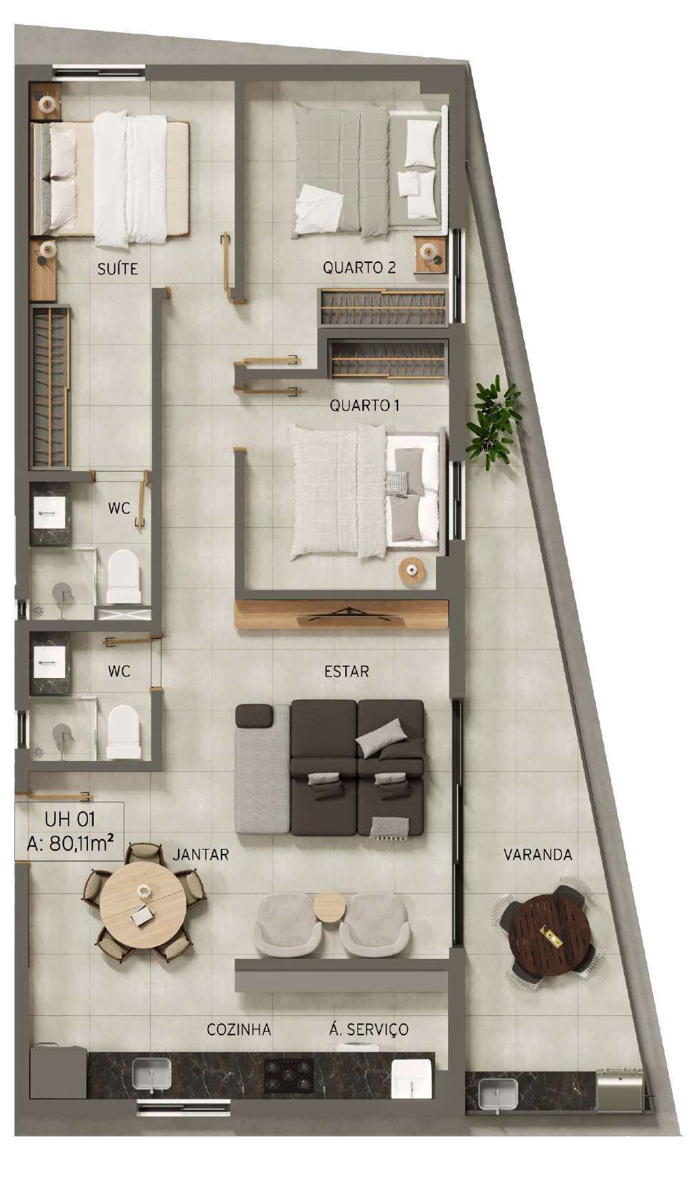 Apartamento à venda com 2 quartos, 60m² - Foto 23