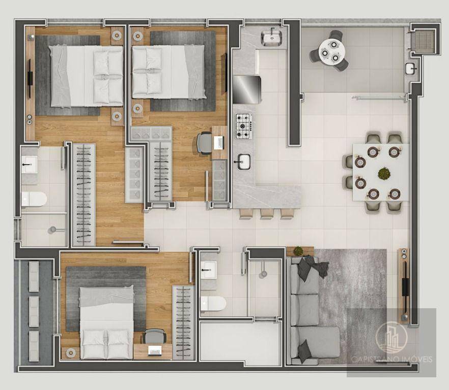 Apartamento à venda com 2 quartos, 73m² - Foto 25