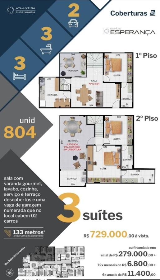 Cobertura à venda com 3 quartos, 120m² - Foto 14