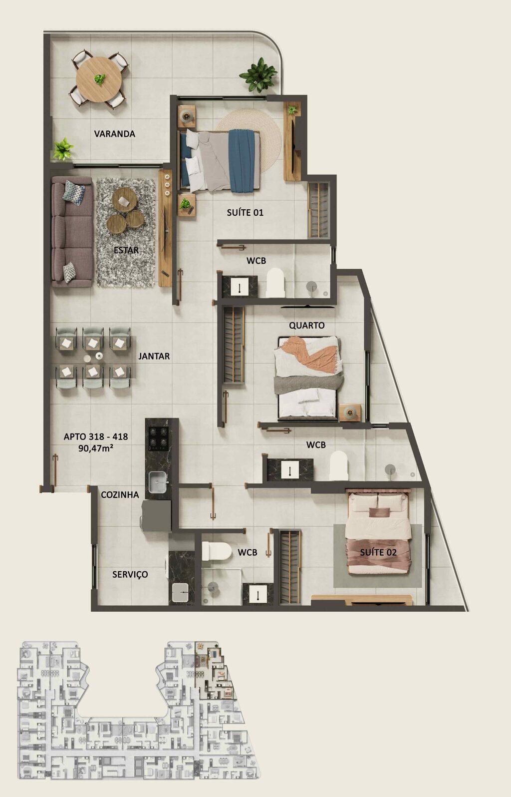 Apartamento à venda com 1 quarto, 27m² - Foto 55