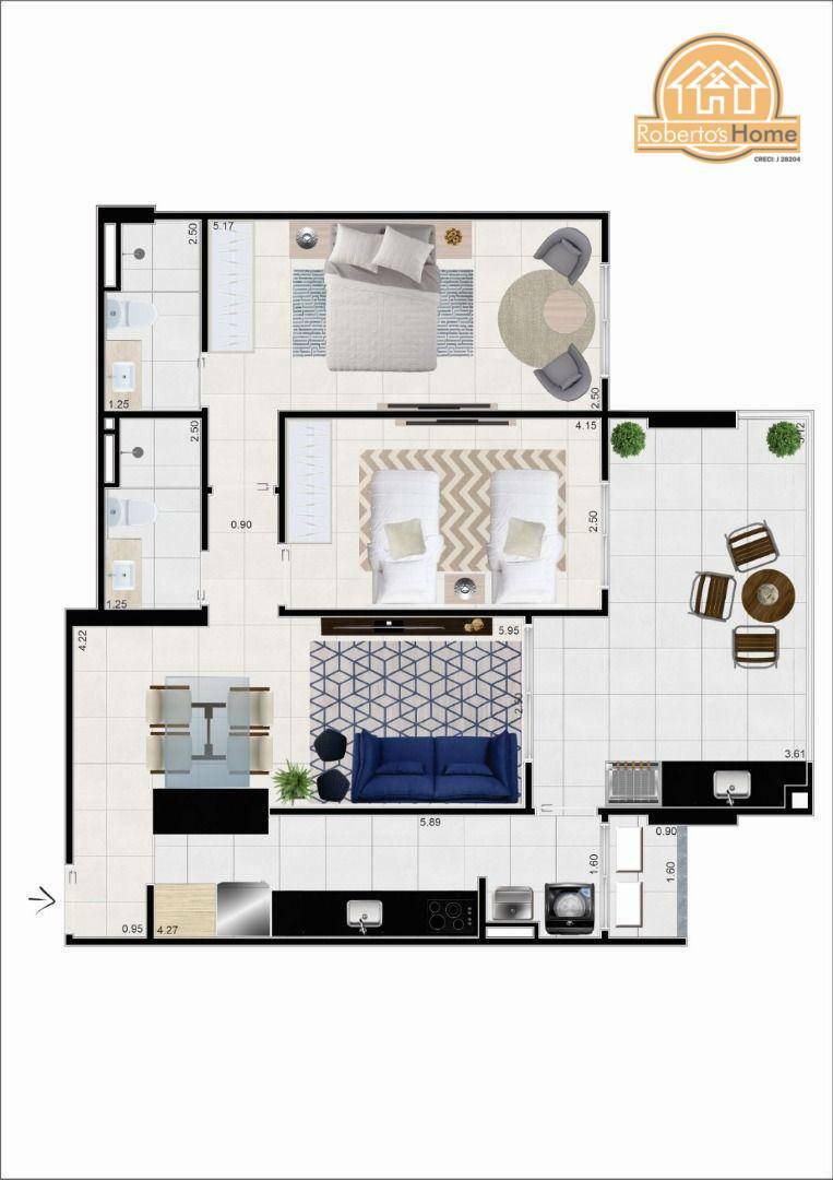 Apartamento à venda com 3 quartos, 112m² - Foto 15