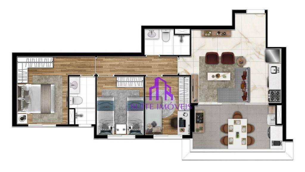 Apartamento à venda com 2 quartos, 49m² - Foto 23