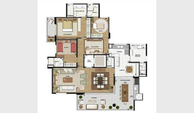 Apartamento à venda com 4 quartos, 200m² - Foto 7