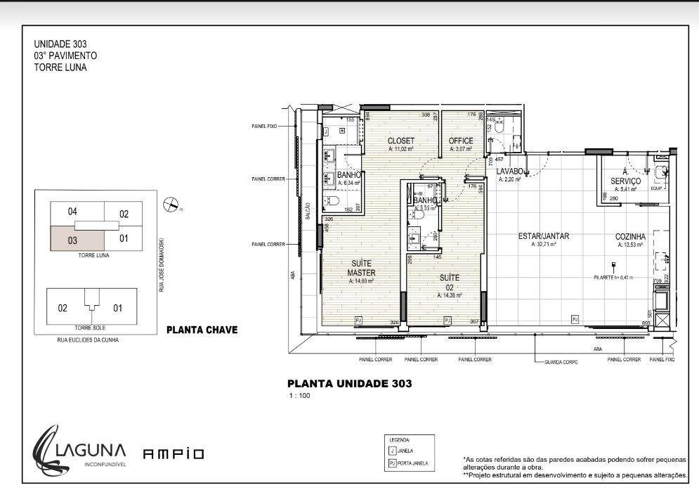 Apartamento à venda com 2 quartos, 131m² - Foto 17