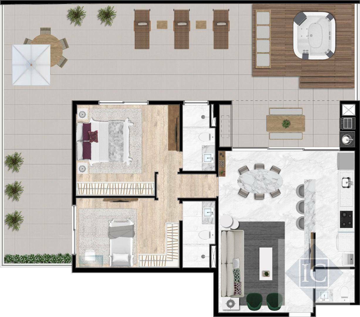 Apartamento à venda com 3 quartos, 72m² - Foto 28