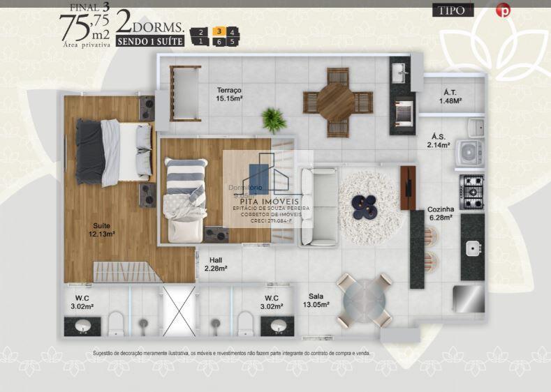 Apartamento à venda com 2 quartos, 76m² - Foto 23