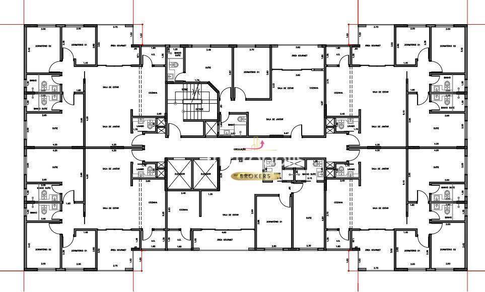 Apartamento à venda com 3 quartos, 235m² - Foto 7