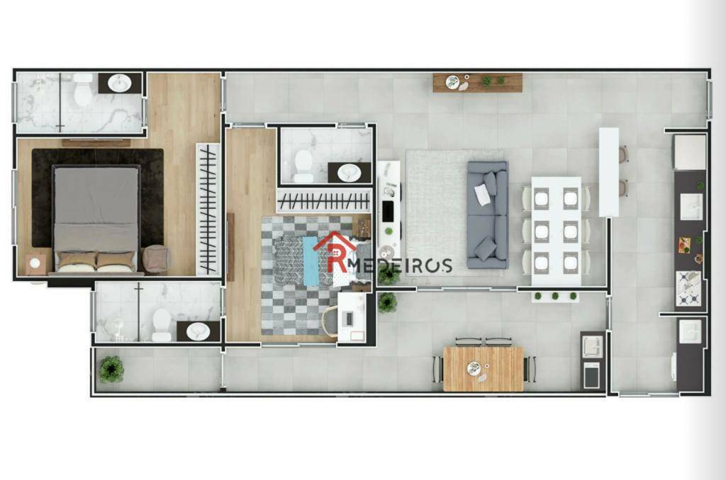 Apartamento à venda com 2 quartos, 88m² - Foto 11