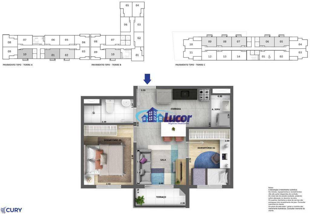 Apartamento à venda com 1 quarto, 34m² - Foto 25