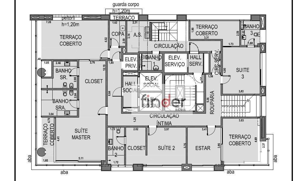 Cobertura à venda com 3 quartos, 838m² - Foto 11