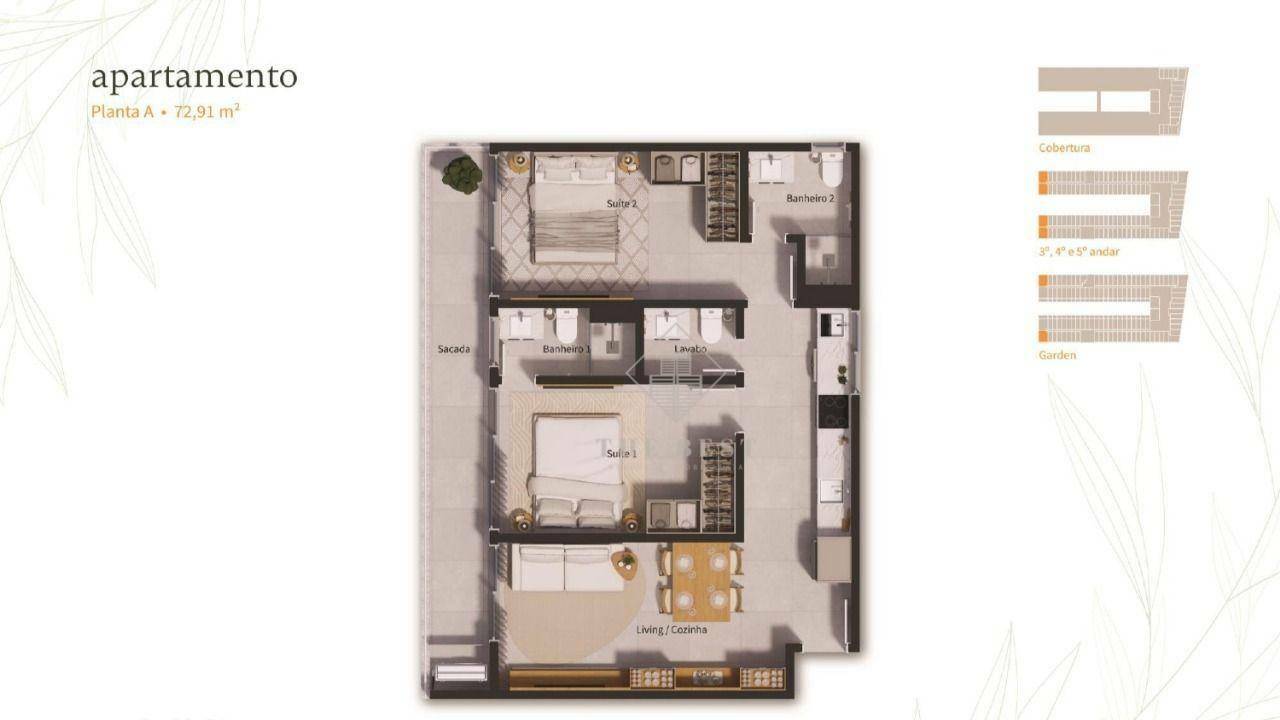 Apartamento à venda com 1 quarto, 51m² - Foto 41