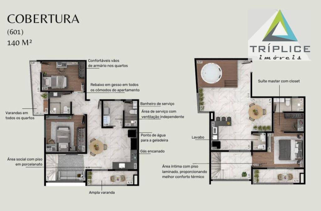 Cobertura, 3 quartos, 150 m² - Foto 21