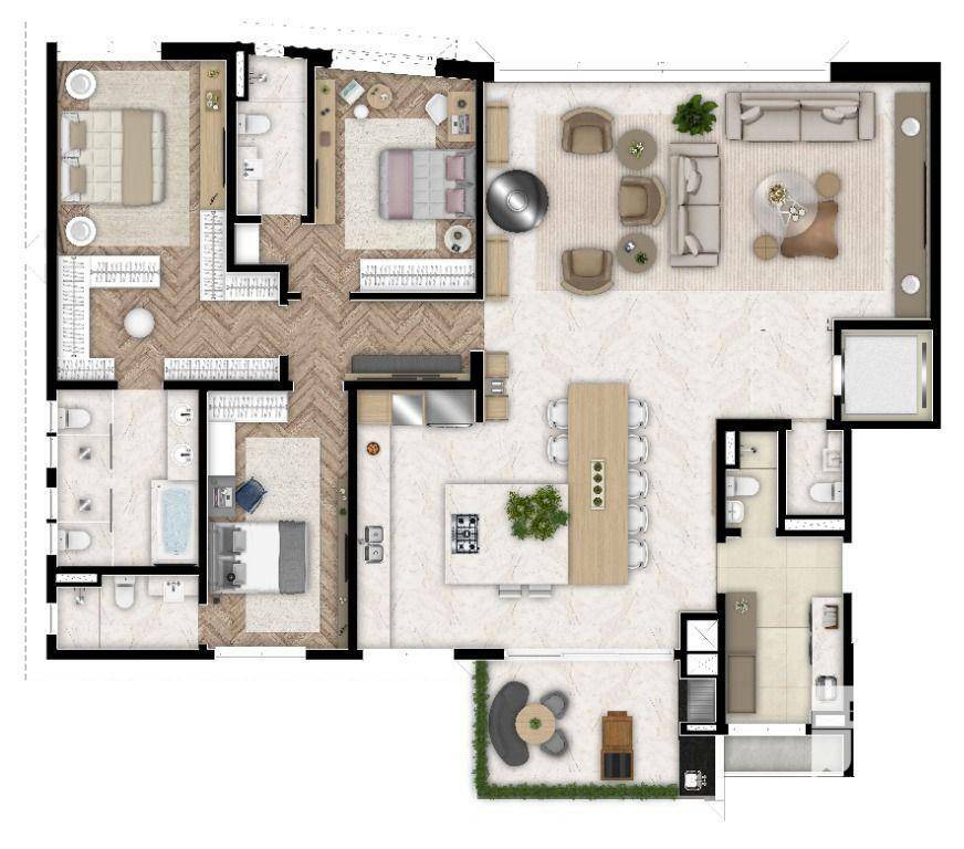 Apartamento à venda com 4 quartos, 413m² - Foto 26