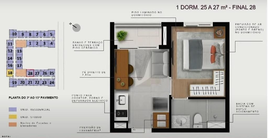 Apartamento à venda com 2 quartos, 2440m² - Foto 19