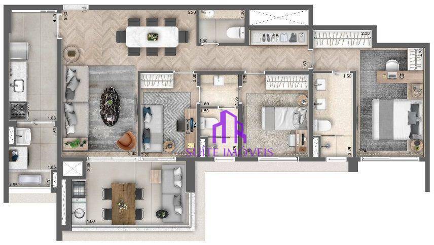 Apartamento à venda com 3 quartos, 113m² - Foto 21