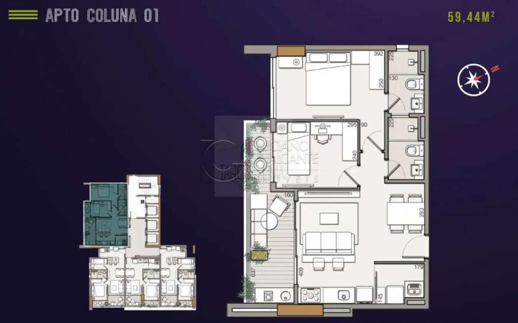 Apartamento à venda com 2 quartos, 45m² - Foto 8