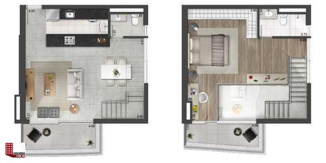 Apartamento à venda com 1 quarto, 98m² - Foto 5