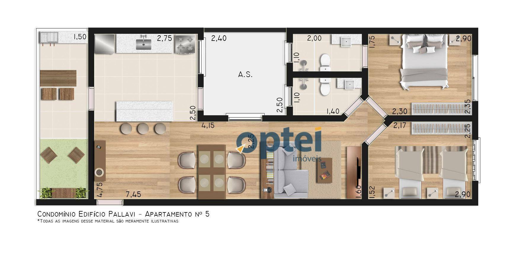 Apartamento à venda com 2 quartos, 62m² - Foto 23