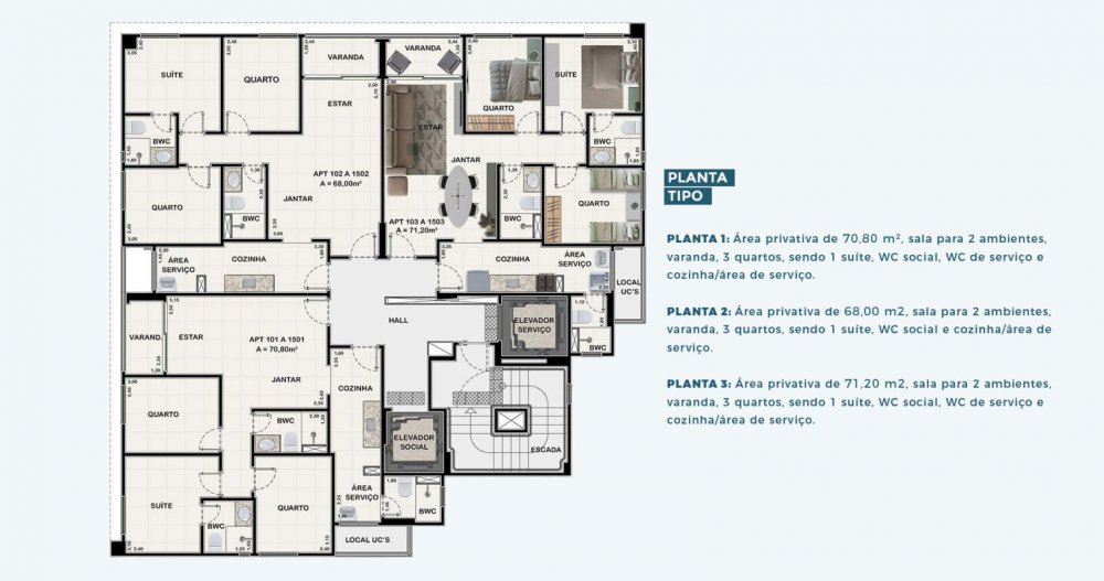 Apartamento à venda com 3 quartos, 28m² - Foto 21