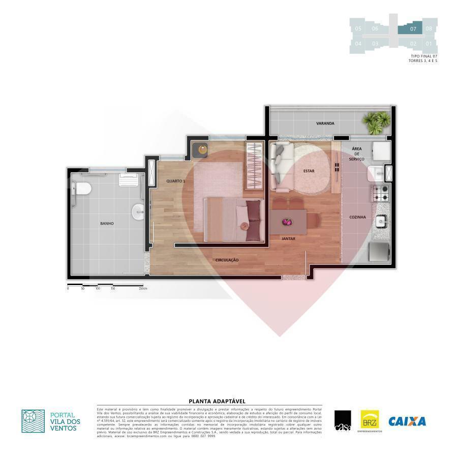 Apartamento à venda com 2 quartos, 53m² - Foto 23