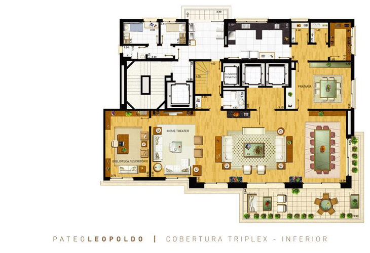 Apartamento à venda com 4 quartos, 415m² - Foto 9