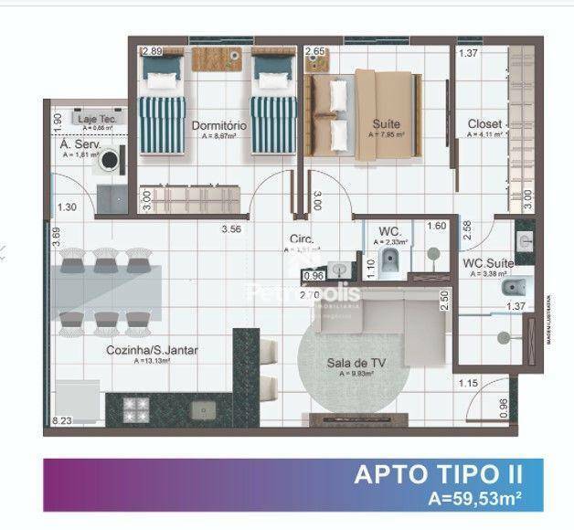 Apartamento à venda com 2 quartos, 50m² - Foto 16