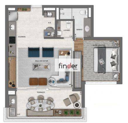 Apartamento à venda com 3 quartos, 265m² - Foto 31