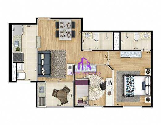 Apartamento à venda com 2 quartos, 43m² - Foto 19