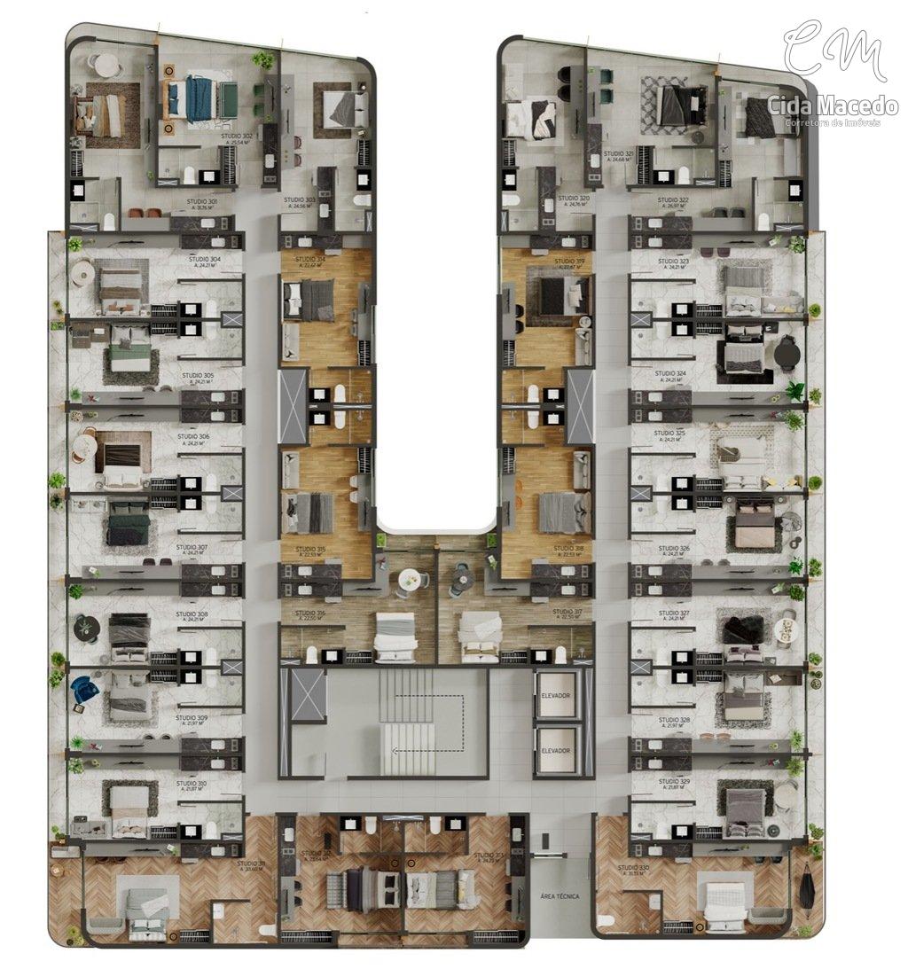 Apartamento à venda com 1 quarto, 47m² - Foto 23