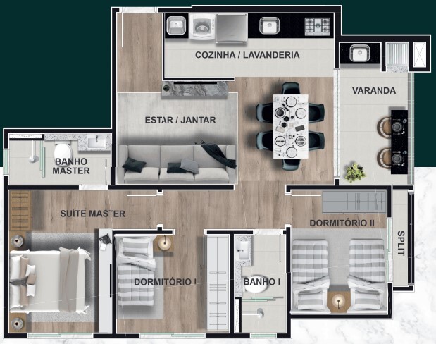 Apartamento à venda com 2 quartos, 48m² - Foto 23