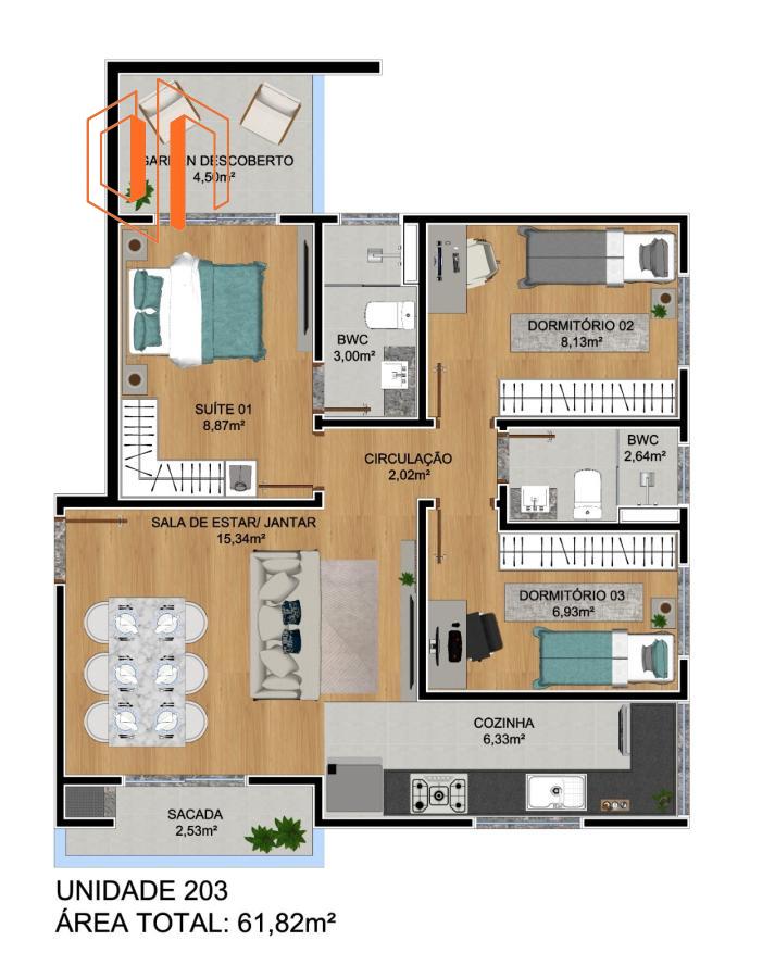 Apartamento à venda com 1 quarto, 26m² - Foto 21