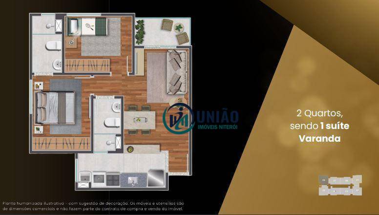 Apartamento à venda com 2 quartos, 53m² - Foto 11