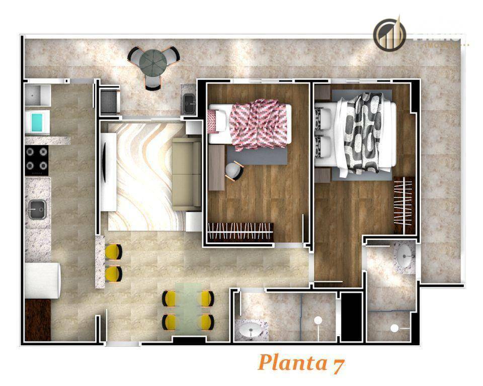 Apartamento à venda com 2 quartos, 73m² - Foto 60