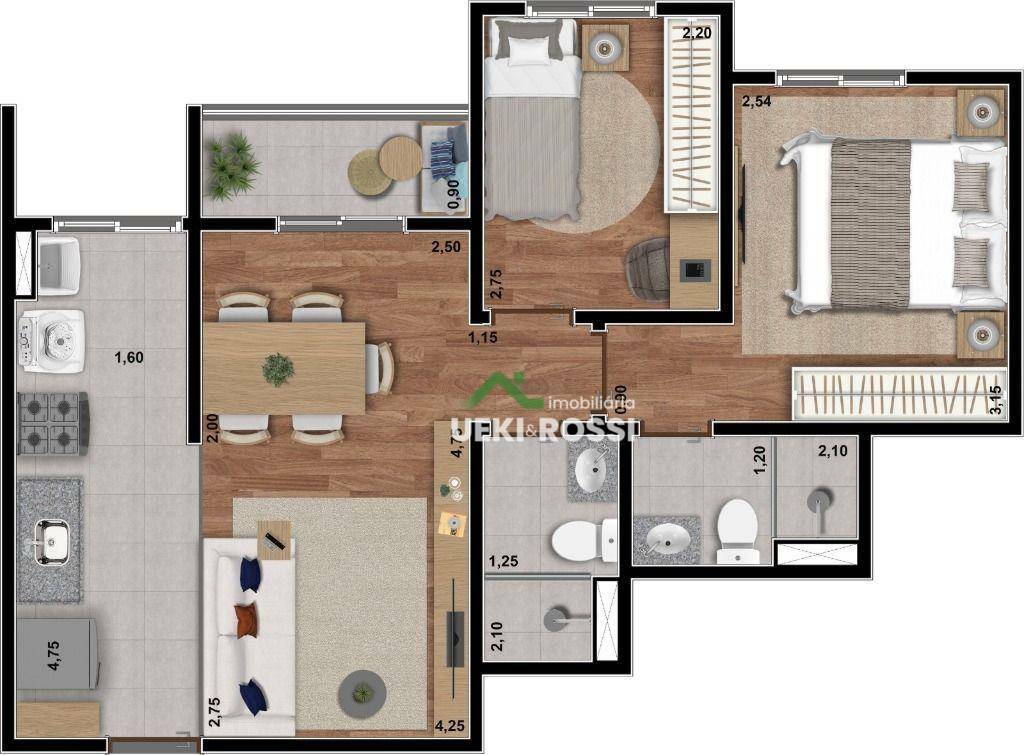 Apartamento à venda com 2 quartos, 50m² - Foto 20