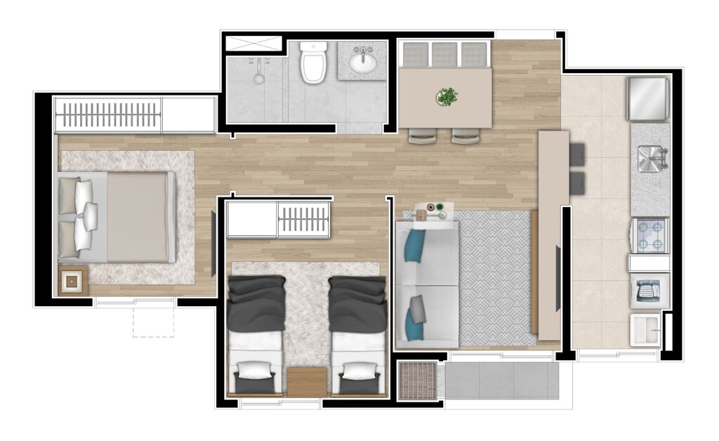 Apartamento à venda com 2 quartos, 4408m² - Foto 29