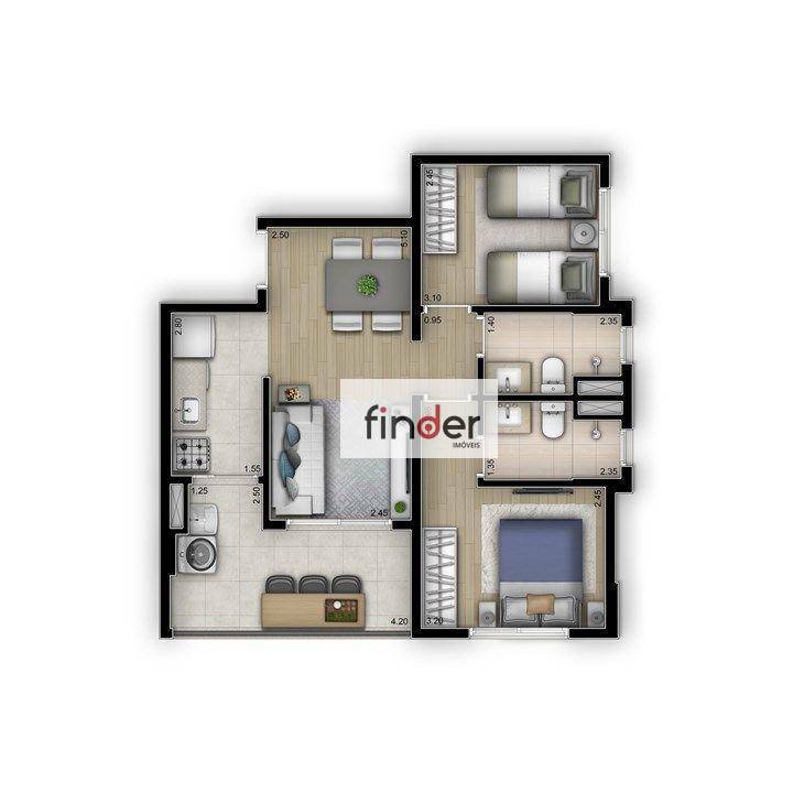 Apartamento à venda com 3 quartos, 77m² - Foto 40