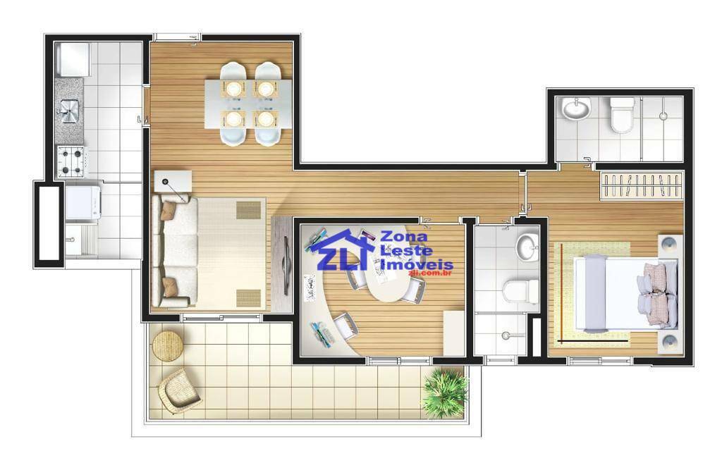 Apartamento à venda com 3 quartos, 74m² - Foto 10