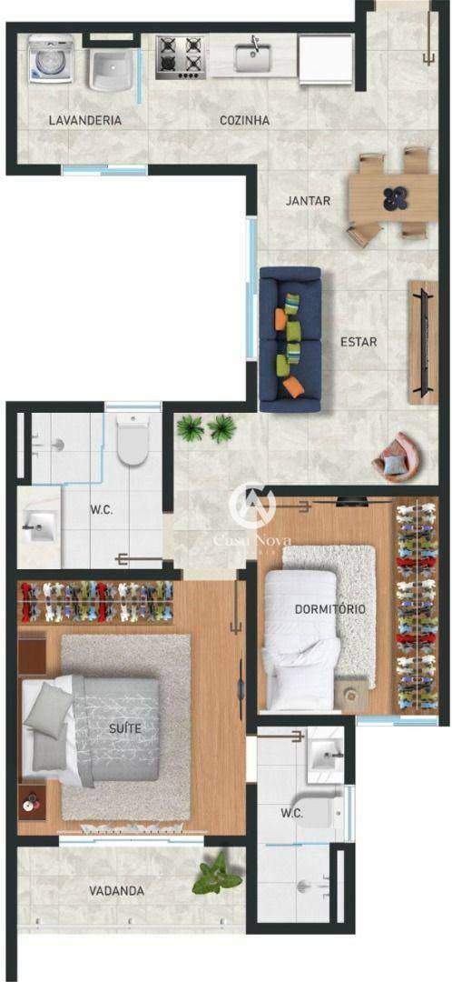 Apartamento à venda com 2 quartos, 62m² - Foto 18