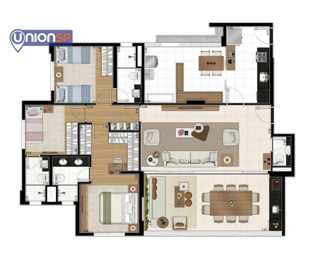 Apartamento à venda com 4 quartos, 134m² - Foto 66