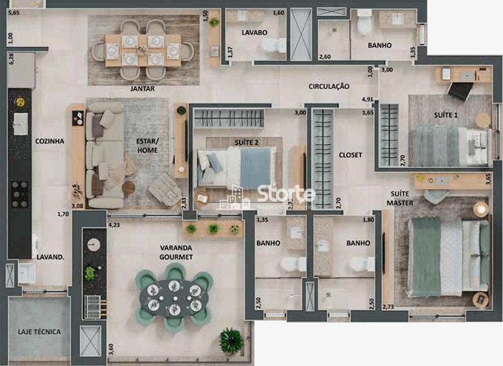 Apartamento à venda com 3 quartos, 95m² - Foto 26