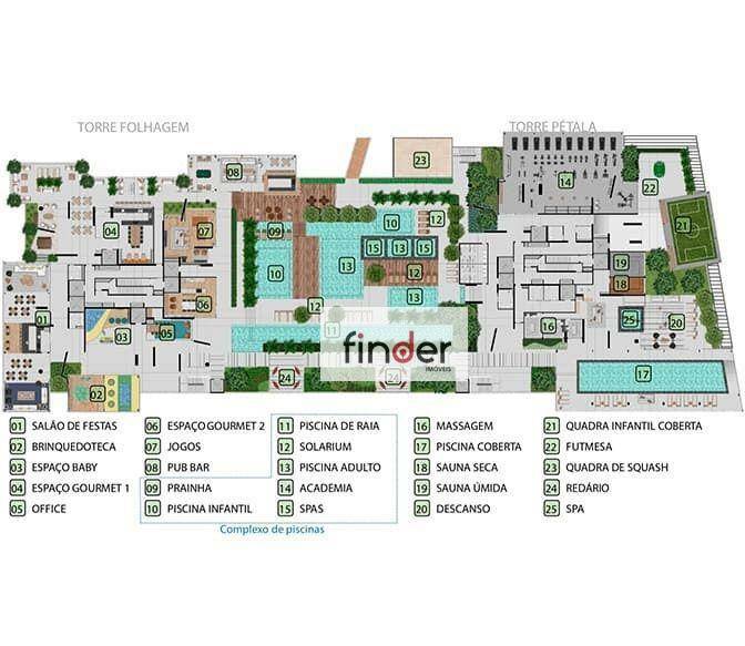 Apartamento à venda com 3 quartos, 197m² - Foto 58